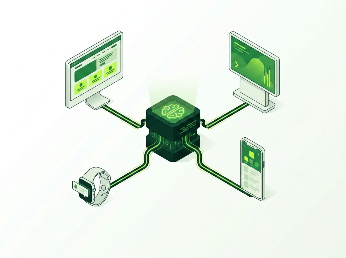 Content delivered to websites, mobile apps, and digital channels from a central CMS hub